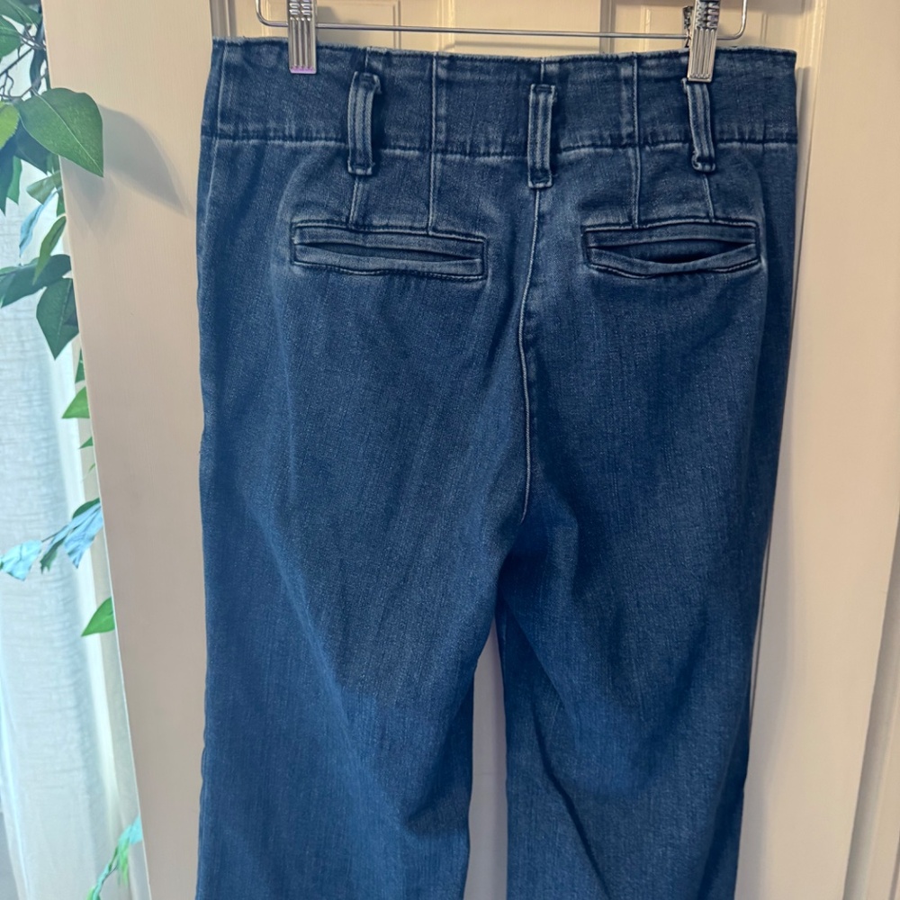 Maeve by Anthropologie "The Naomi" Wide Leg Jean Size 28 - Picture 4 of 7